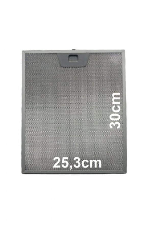 Davlumbaz Filtresi 253x300 Aspiratör Tel Filtre Ön Kısım Tek Tırnak, Arka Kısım Tırnaksız ürün görseli