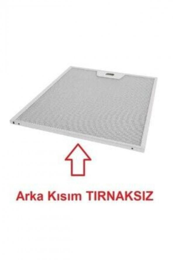 Davlumbaz Filtresi 253x300 Aspiratör Tel Filtre Ön Kısım Tek Tırnak, Arka Kısım Tırnaksız - 3