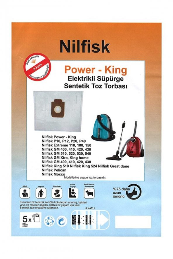 Nilfisk Great Dane Toz Torbası