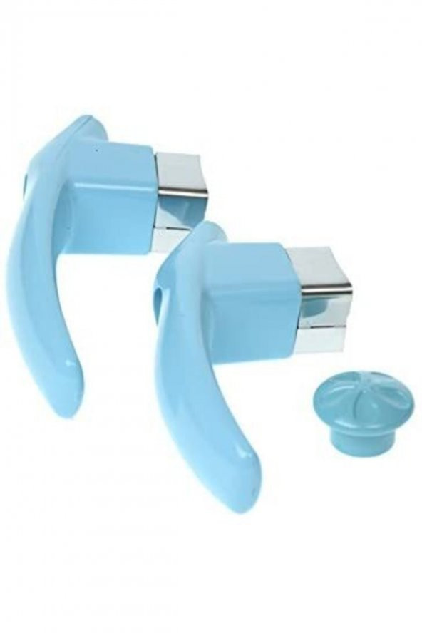 Turkuaz Mavi Çaydanlık Kulp Seti, Demlik Kulp Seti