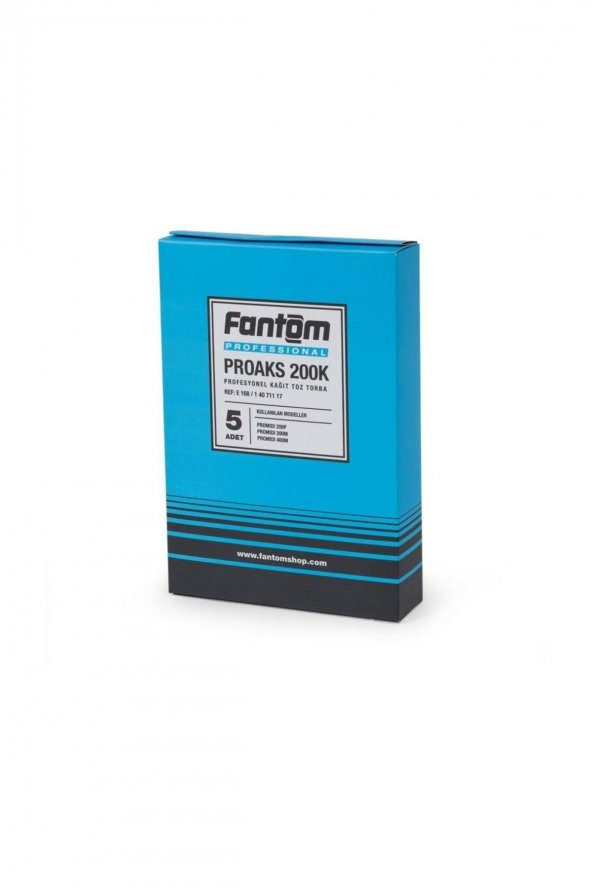 Fantom Proaks 200K Profesyonel Kağıt Toz Torba 5li Paket