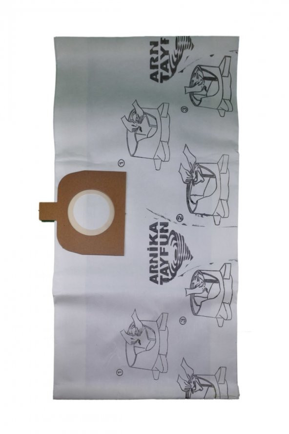 Arnica Tayfun Uyumlu Süpürge Kağıt Toz Torbası 10 Adet