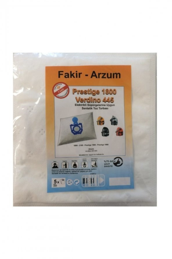 Fakir Prestige 1800/1900/2000/2100 Süpürge Torbası