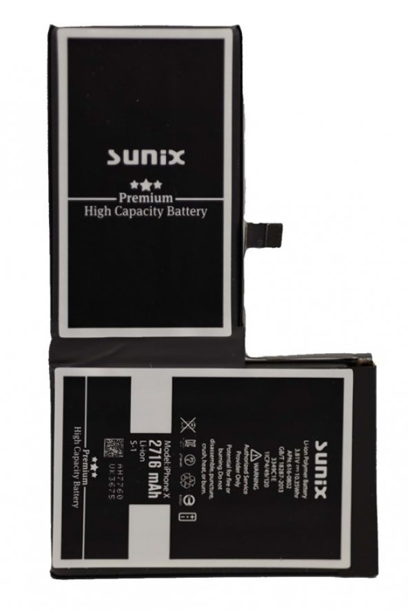 Apple İphone X Premium 2840 mAh Yüksek Amper Batarya Cepaystore