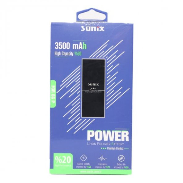 Apple İphone 6s Plus Premium 3500 mAh Yüksek Amper Batarya Cepaystore - 2