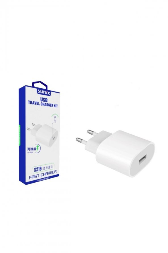 S216 Type-c Çıkışlı Sadece Başlık Pd18w Ev Şarj Al - 2