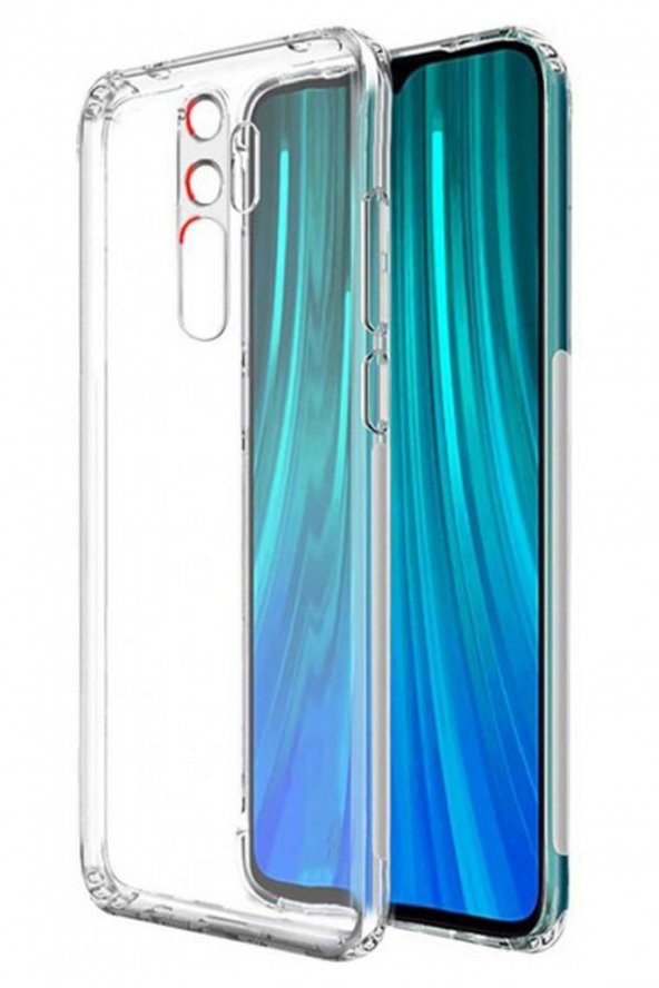 Heartz Redmi Note 9S Kılıf 3d Tıpalı Kamera Korumalı Şeffaf Silikon Kapak - 2