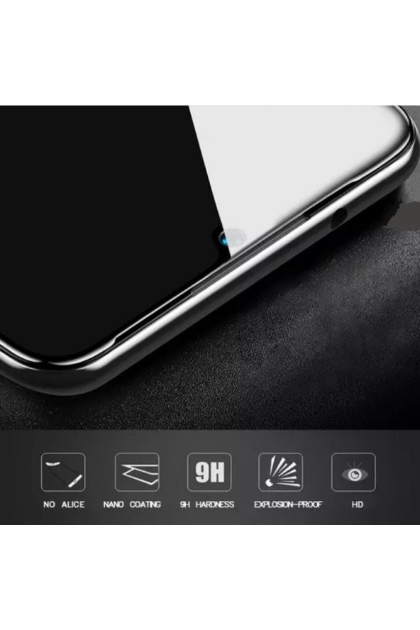 Heartz Samsung Galaxy A50 Siyah Temperli Cam Full Ekran Koruyucu CEPAYSTORE - 4