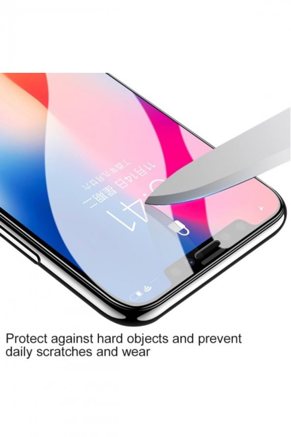 Heartz Apple İphone 12 6.1 Siyah Temperli Cam Full Ekran Koruyucu CEPAYSTORE - 8