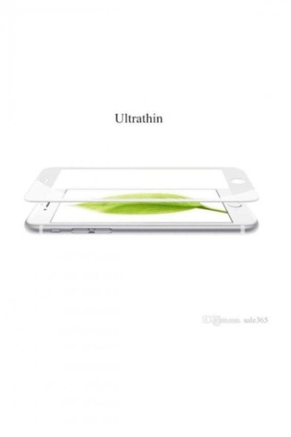 Heartz Apple İphone 8 Beyaz Temperli Cam Full Ekran Koruyucu - 3