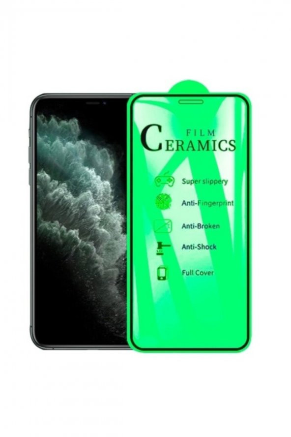 Heartz Oppo A52 Siyah Ceramic Nano Tam Kapatan Ekran Koruyucu - 6