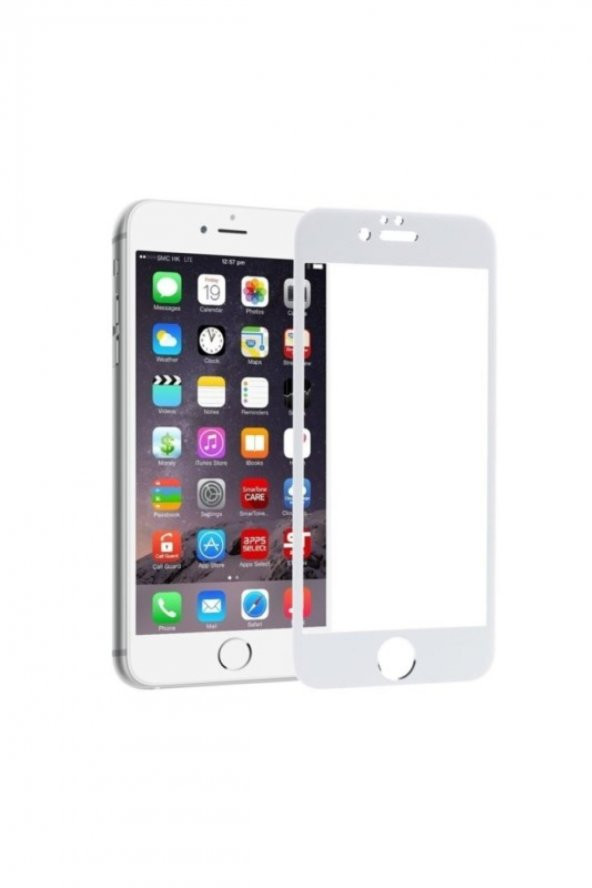 Heartz Apple İphone 7 PLUS Beyaz Ceramic Nano Tam Kapatan Ekran Koruyucu CEPAYSTORE