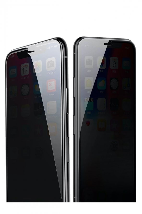 iPhone 11 Pro Max Privacy Ekran Koruyucu Gizli Cam - 2