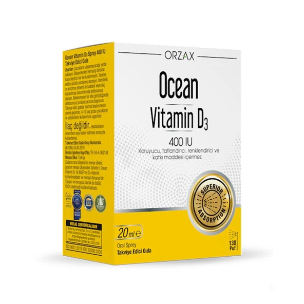 Vitamin D3 400 IU Sprey 20ml