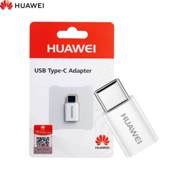 Huawei Micro USB & Type-C Dönüştürücü Beyaz Orijlnal Kutulu Ürün