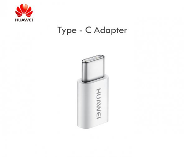 Huawei Micro USB & Type-C Dönüştürücü Beyaz Orijlnal Kutulu Ürün - 2