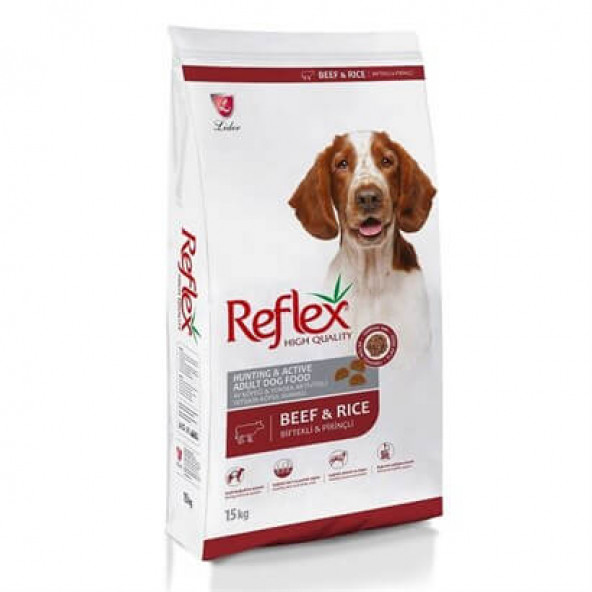 Reflex Yüksek Enerjili, Biftekli Yetişkin Köpek Maması 3 KG