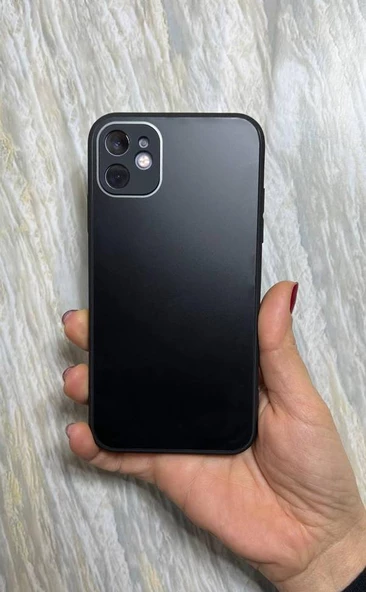İphone 13 Pro Max Mat Cam Elektro Kamera Korumalı Kılıf - 9