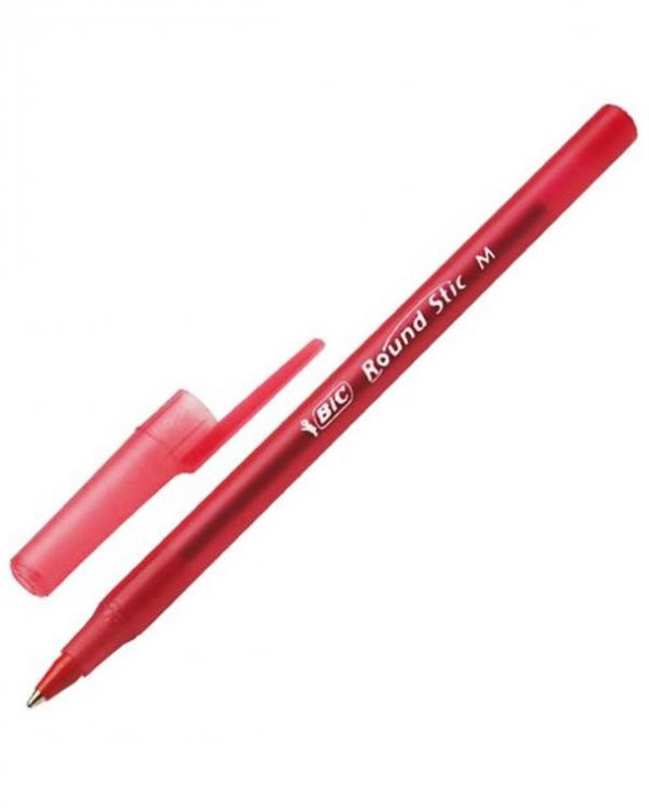 Bic Round Stic Tükenmez Kalem 60 Adet Kırmızı - Resim 2
