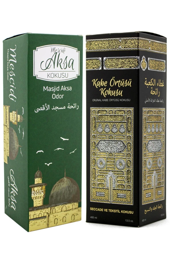 Mescidi Aksa Ve Kabe Örtüsü Kokusu Sprey 400 Ml. Siyah ürün görseli
