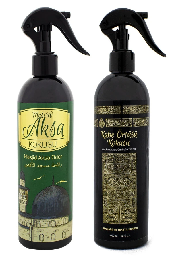 Mescidi Aksa Ve Kabe Örtüsü Kokusu Sprey 400 Ml. Siyah - Resim 2