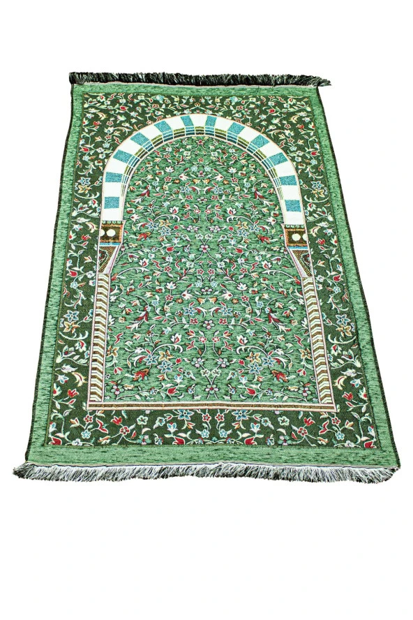 Kabe Örtüsü Kokusu ve Medine Ravza Motifli Seccade - Resim 2