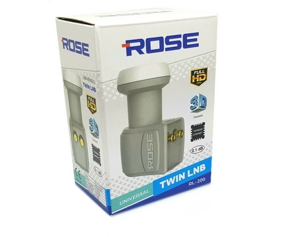 ROSE TWİN (İKİLİ) FULL HD 3D LNB DG-210