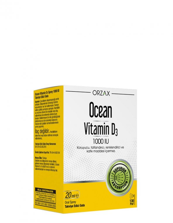 Vitamin D3 1000 IU Sprey 20ml