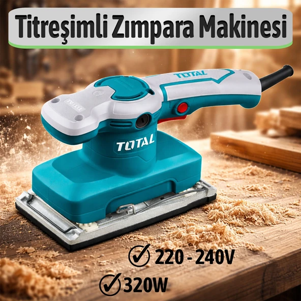 むーたん PTTAVM: Titreşimli Zımpara Makinesi 320W Profesyonel Elektrikli