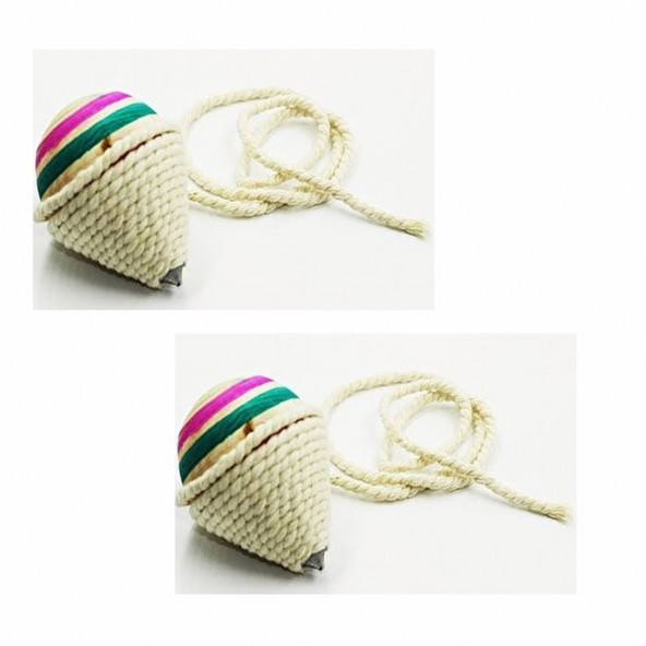 AHŞAP DÖNEN TOPAÇ NOSTALJİ OYUNCAK 2 ADET - 2