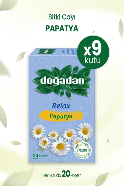 Papatya Bitki Çayı 20'li x 9 Adet