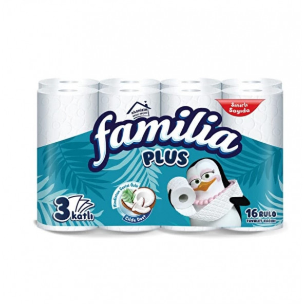 Familia Plus Coconut Özlü Tuvalet Kağıdı 3 Katlı 16'lı