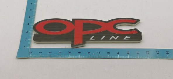Opel Opc Line Epoksi Bagaj Yazısı 3M 3D Abs Logo Amblem Sticker