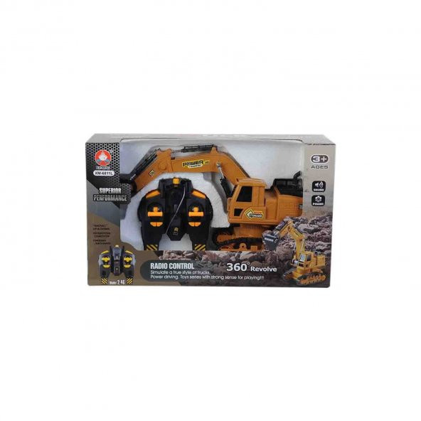 Uzaktan Kumandalı Şarjlı Paletli Kepçe Excavator Kumandalı İnşaat Aracı - 2