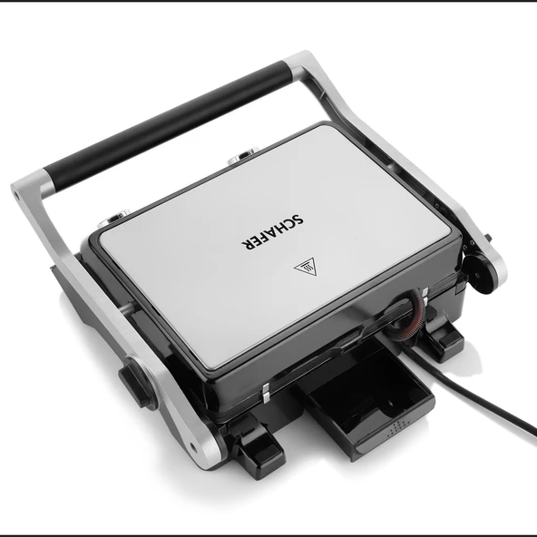 Schafer Gusto Grill Izgara Ve Tost Makinesi-Inox - 7