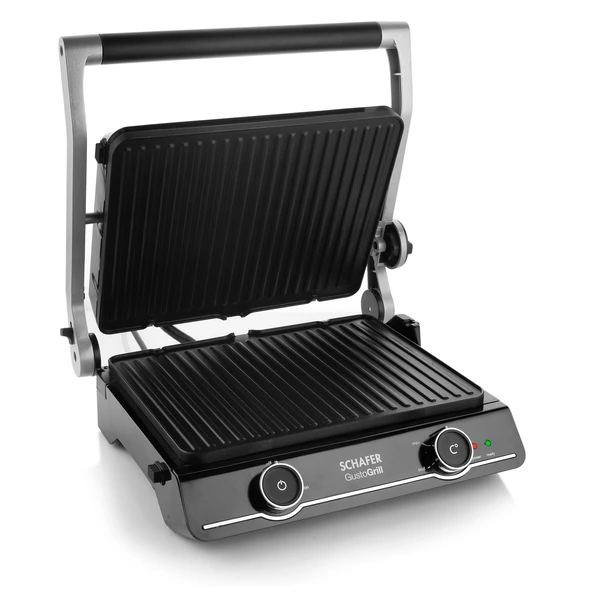 Schafer Gusto Grill Izgara Ve Tost Makinesi-Inox - 12