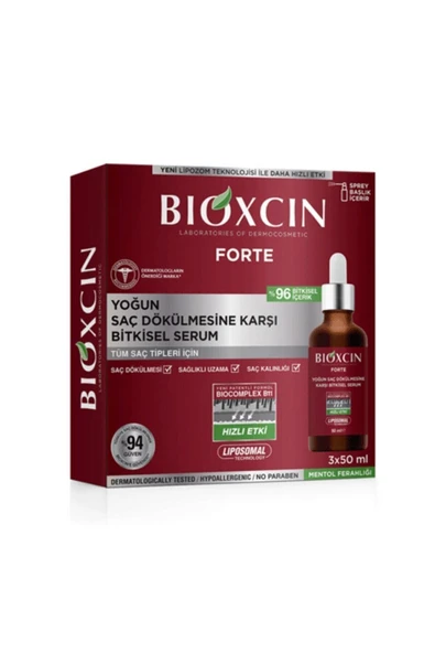 Bioxcin Forte 3x50 ml Saç Serumu ürün görseli