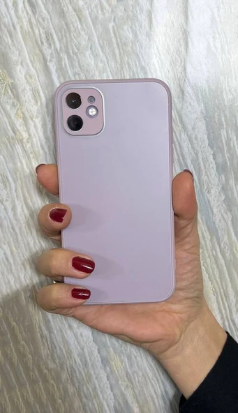 iPhone 11 Mat Elektro Cam Kamera Korumalı Kılıf - Resim 5