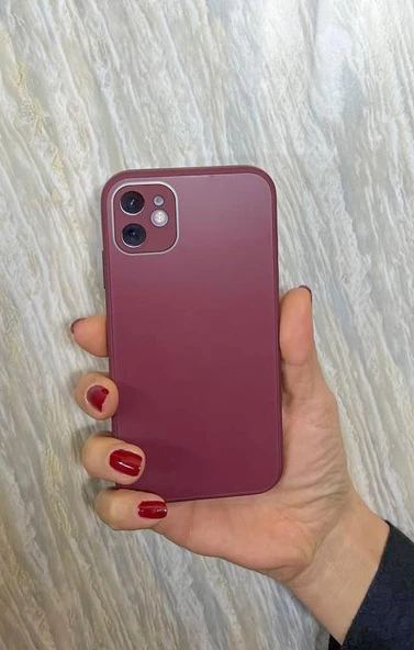 iPhone 11 Mat Elektro Cam Kamera Korumalı Kılıf - Resim 4