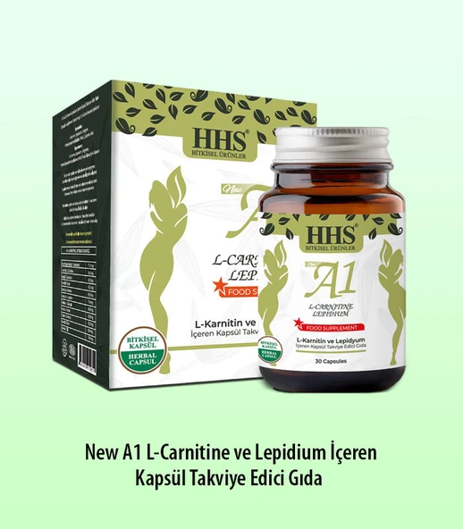 hhs a1 l carnitine lepidium HHS A1 L Carnitine Lepidium 30 Kapsül main image 1