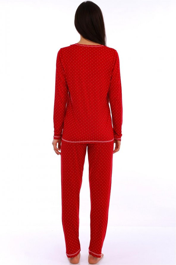 evia Bambu, Kırmızı, Kadın Pijama takımı 55000 - 2