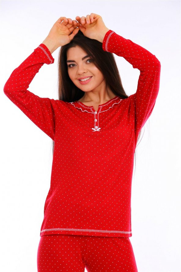 evia Bambu, Kırmızı, Kadın Pijama takımı 55000 - 4