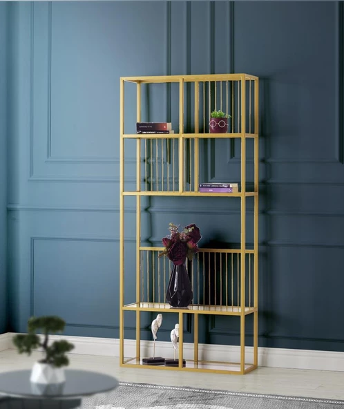 Matis Dekoratif Kitaplık 80x30x180 - 3