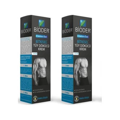 Bioder Tüy Dökücü Krem Erkekler İçin 100 ml 1 + 1