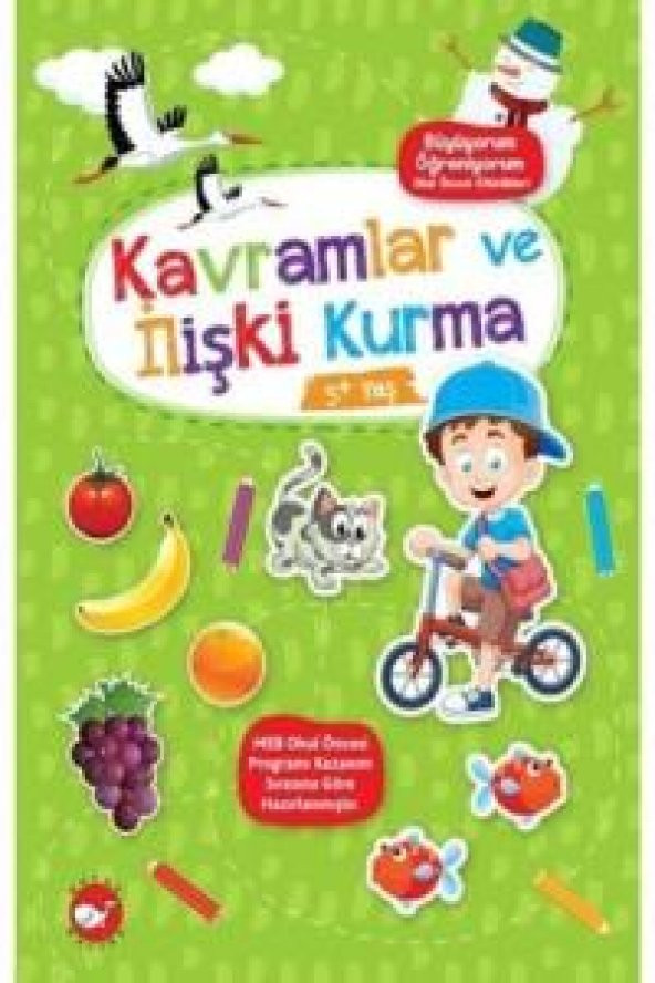 Büyüyorum Öğreniyorum Okul Öncesi Etkinlikleri - Kavramlar ve İlişki Kurma 5+Yaş