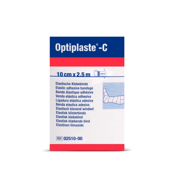 Optiplast C 10cm x 2,5m Bsn Sert Yapışkan Bandaj - 3