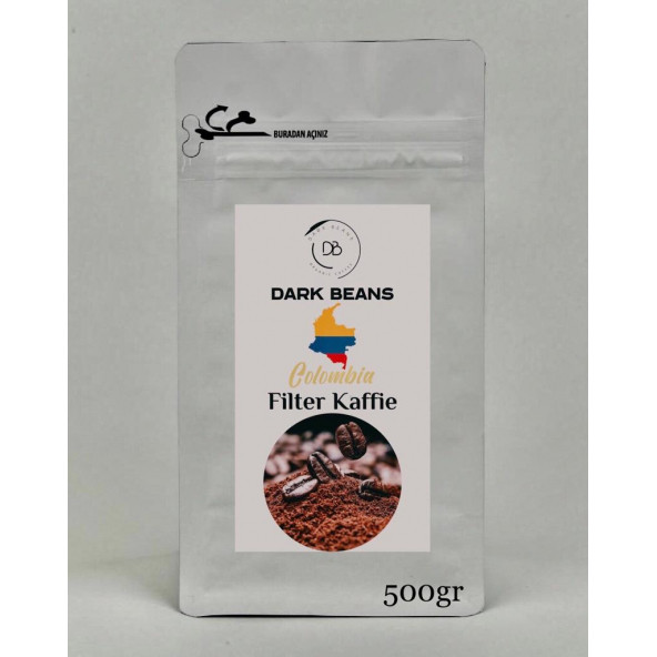 DarkBeansCoffee Colombia Filtre Kahve 500gr