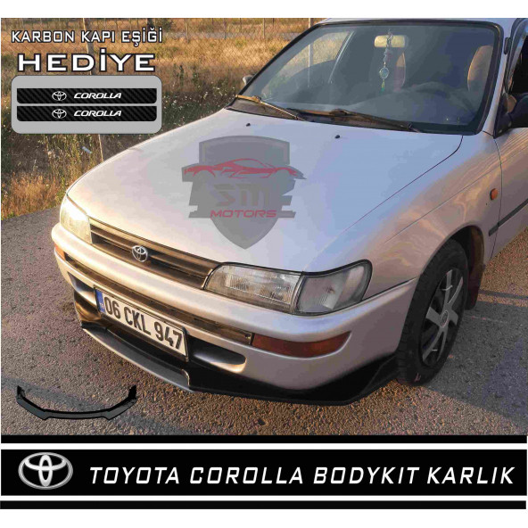 Toyota Corolla Efsane Kasa Ön Tampon Eki Bodykit Karlık Lip
