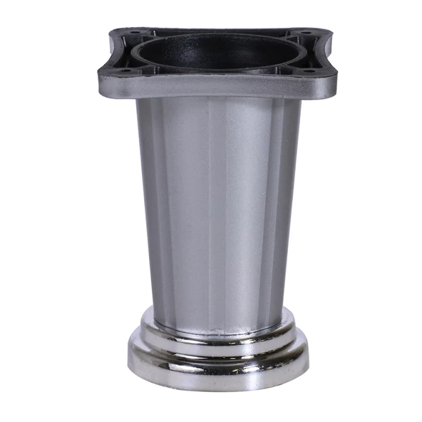 8 Adet Ayarlanabilir Dolap Mobilya Tezgah Koltuk Kanepe Puf Tezgah Ayağı Ayakları 10 Cm Gri Renk - 2