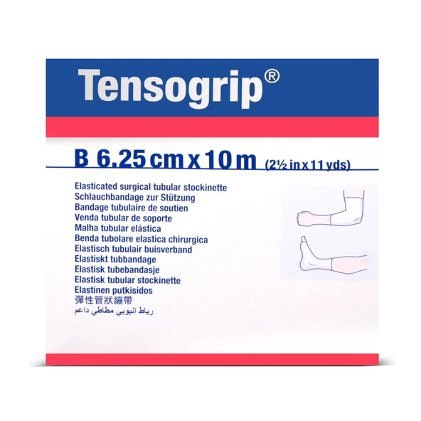 Tensogrip Tubular Bandaj Bsn Boru Bandaj 6,25cm x 10m Beyaz B Beden - 5